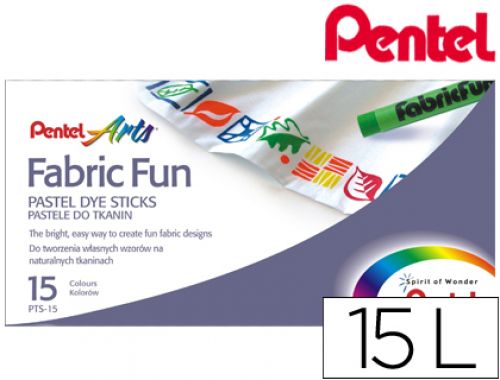 Pastel oleo pentel pts-15 conjunto de 15 pecas , Pentel , 48591 , 5011433901296